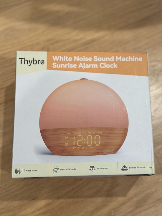 Amazon Other - Amazon Sunrise Alarm Clock - Pink and Wood Tone